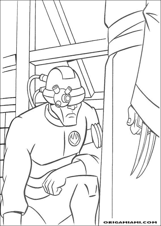 Ninja turtle coloring page (14)