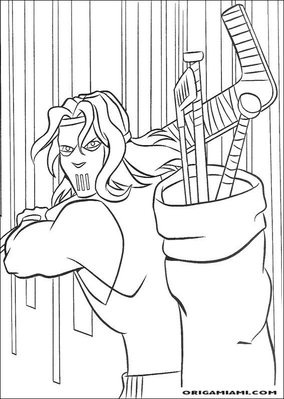 Ninja turtle coloring page (17)