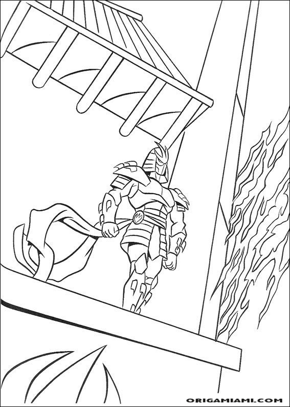 Ninja turtle coloring page (21)