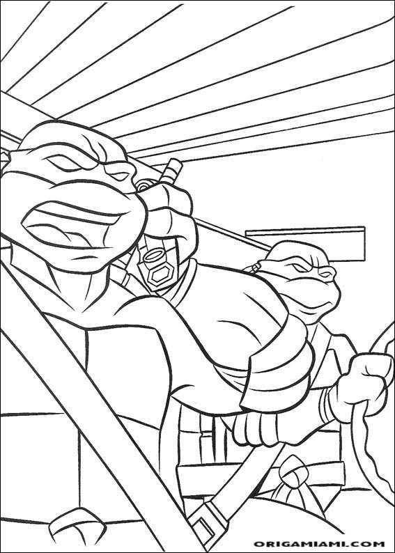 Ninja turtle coloring page (47)