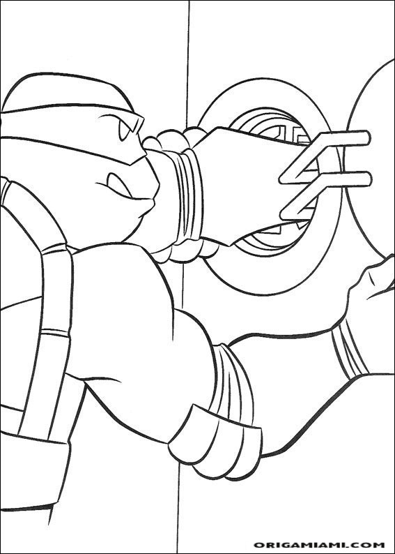 Ninja turtle coloring page (54)