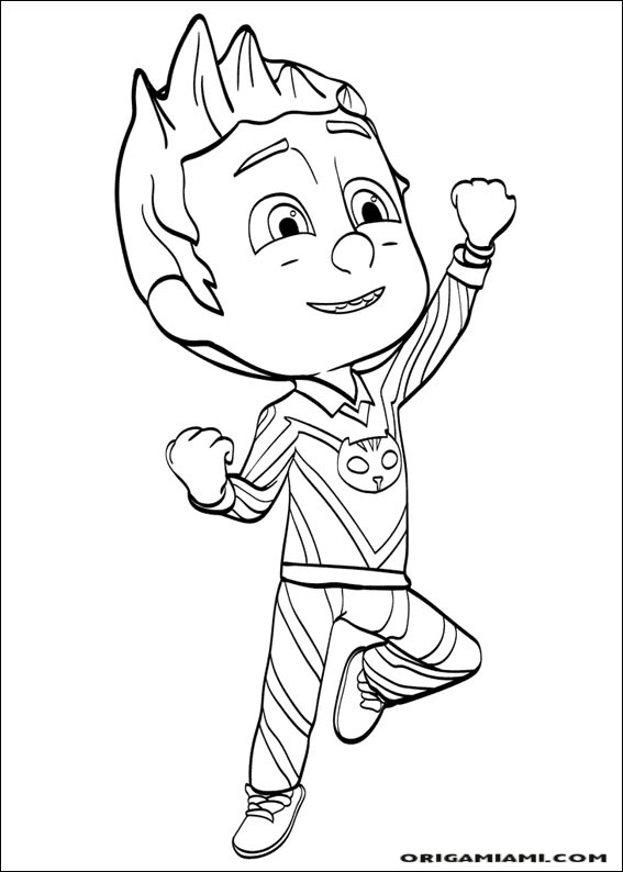 PJ Masks coloring page (5)