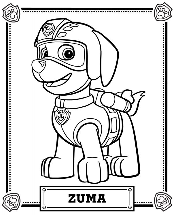 Paw Patrol coloring page (1)