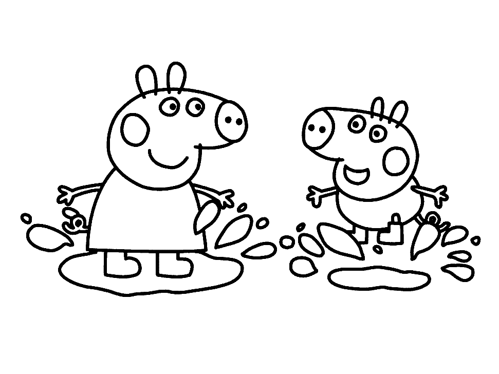 Peppa Pig coloring page (1)