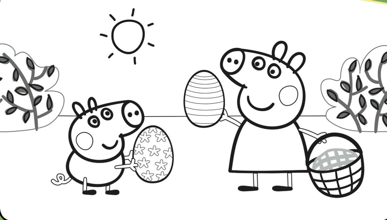 Peppa Pig coloring page (1)