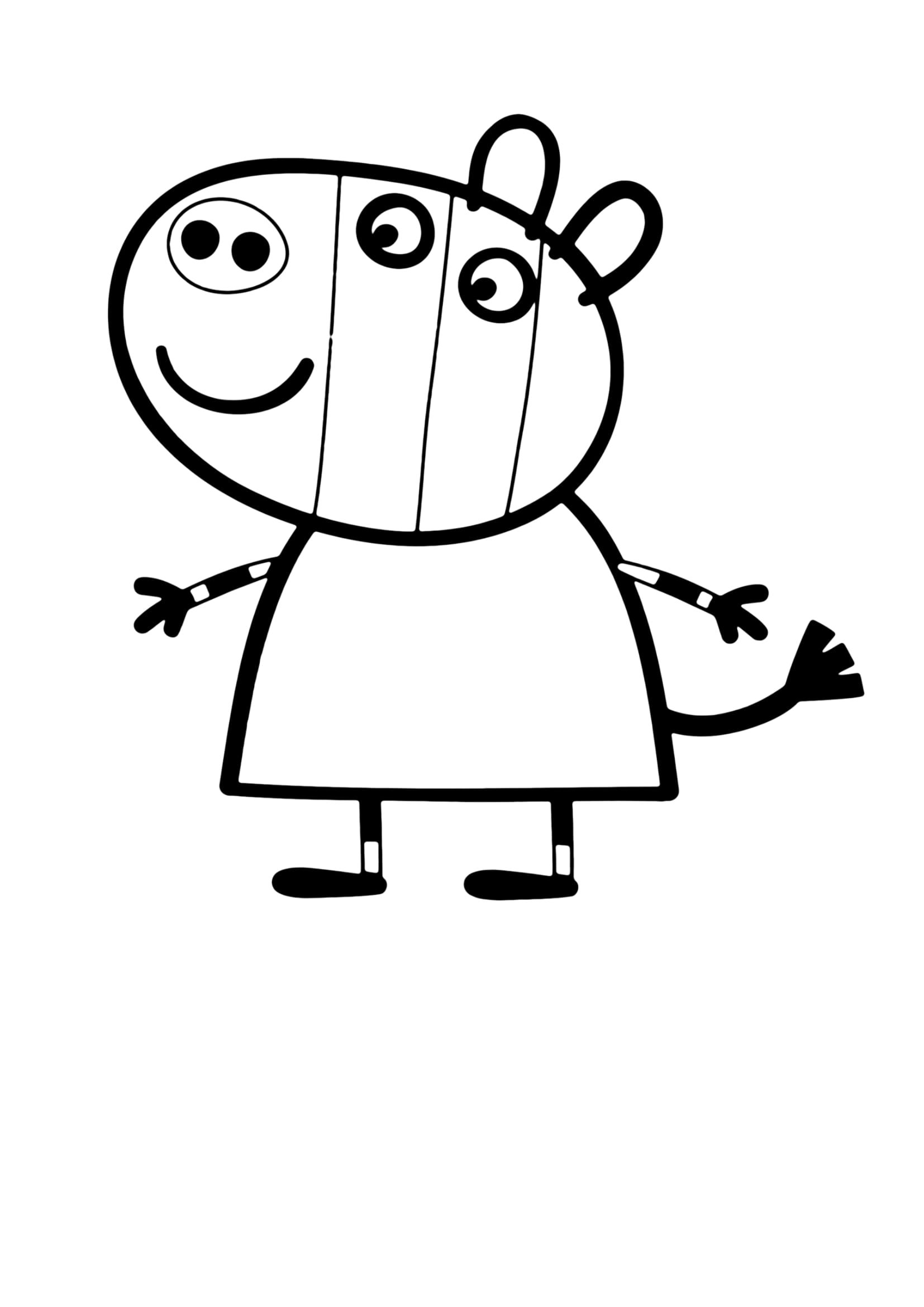 Peppa Pig coloring page (1)