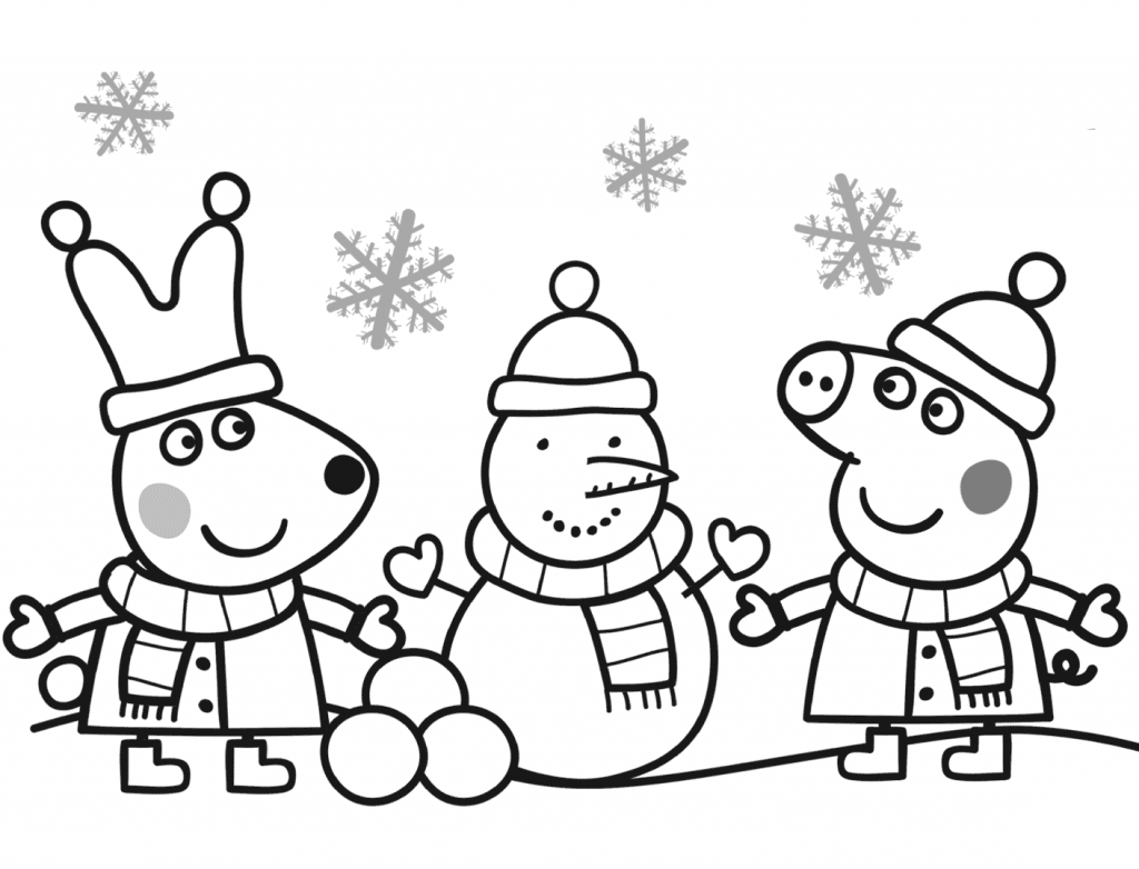 Peppa Pig coloring page (1)