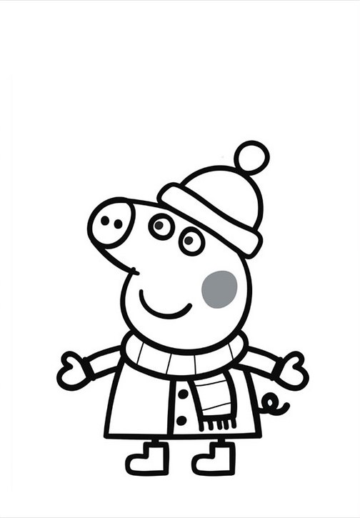 Peppa Pig coloring page (10)