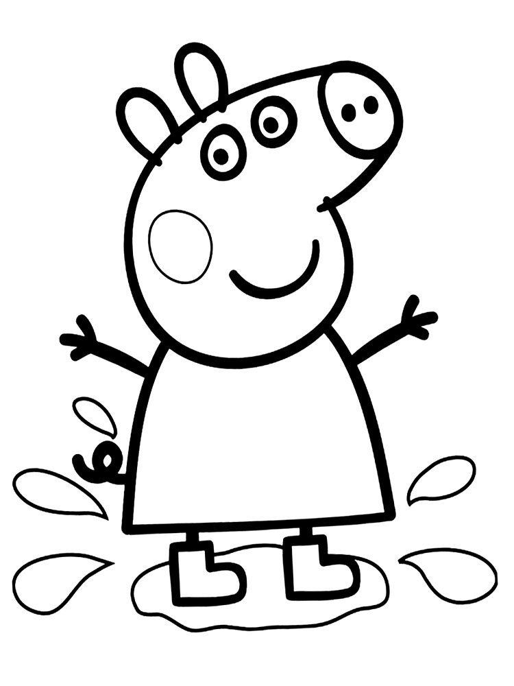 Peppa Pig coloring page (2)