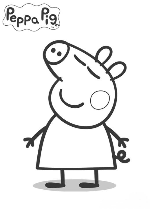 Peppa Pig coloring page (8)