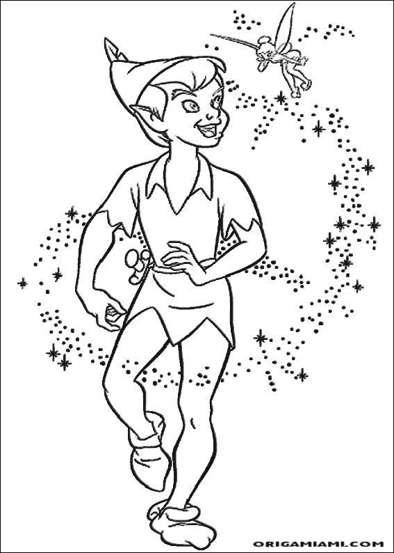 Peter Pan coloring page (2)