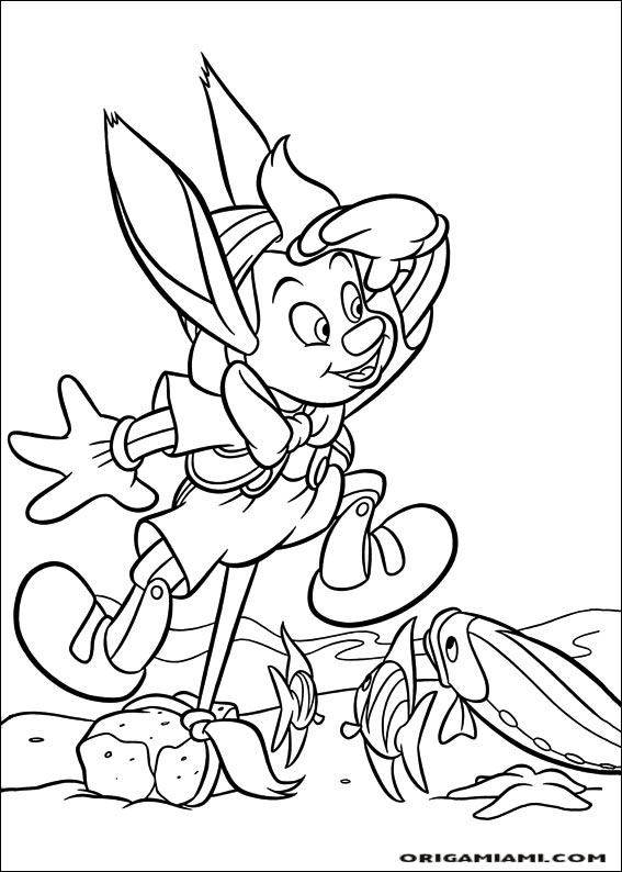 Pinocchio coloring page (19)