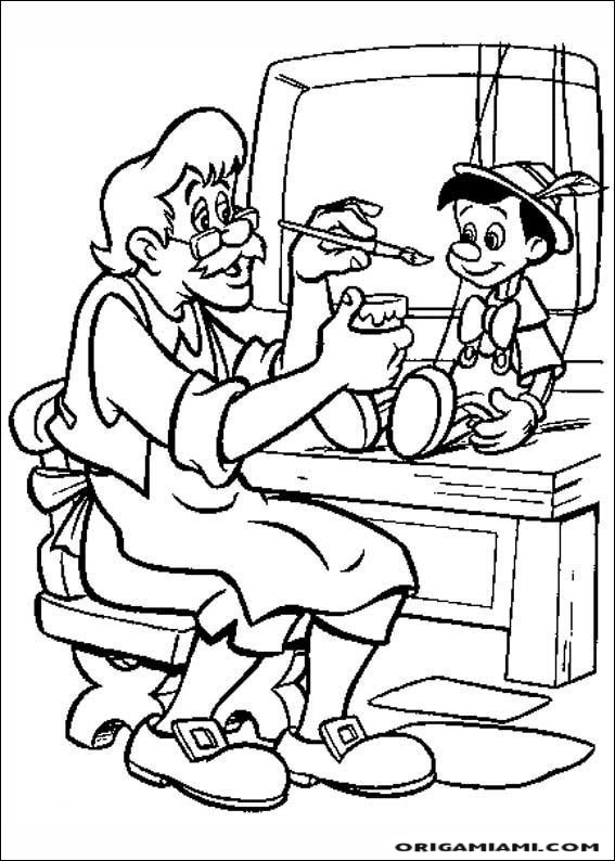 Pinocchio coloring page (2)