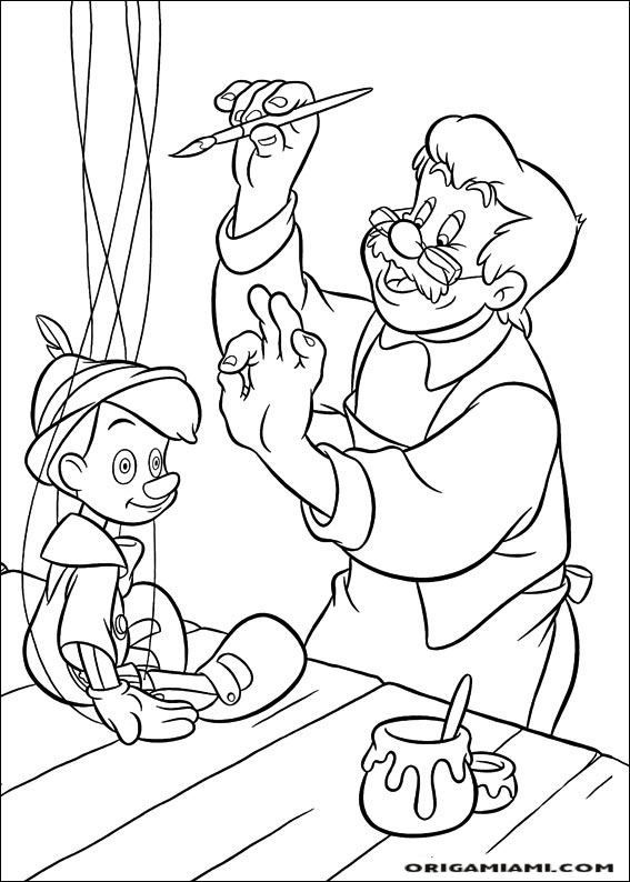 Pinocchio coloring page (20)