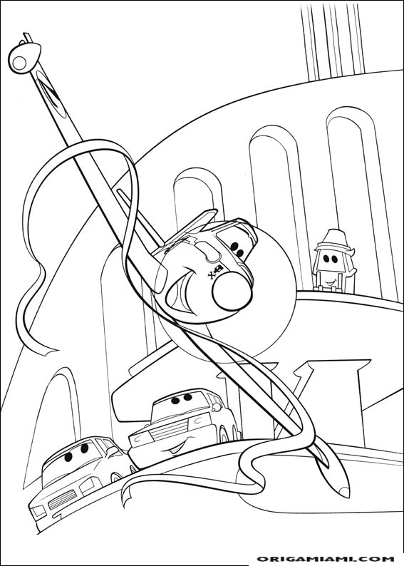 Planes coloring page (24)