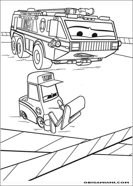 Planes coloring page (28)