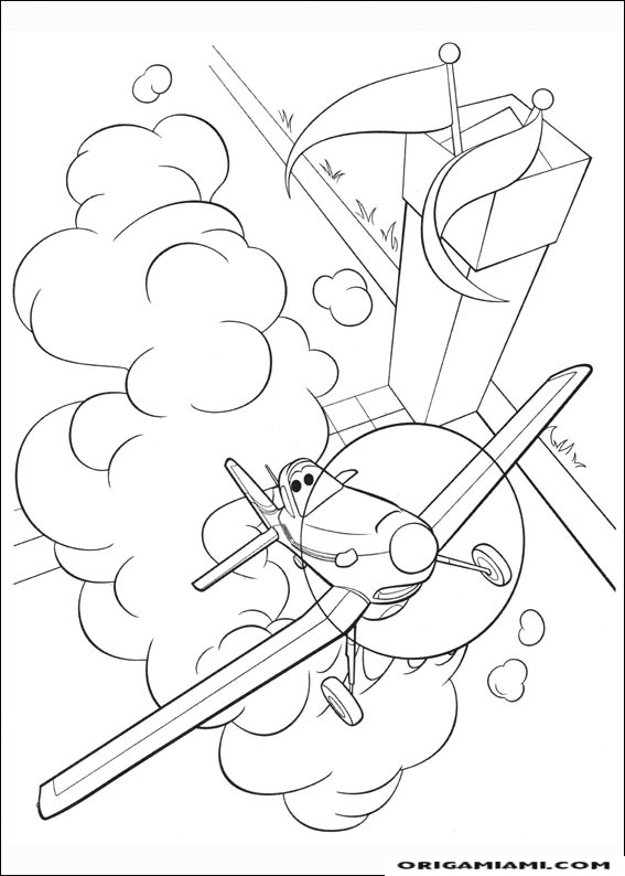 Planes coloring page (43)