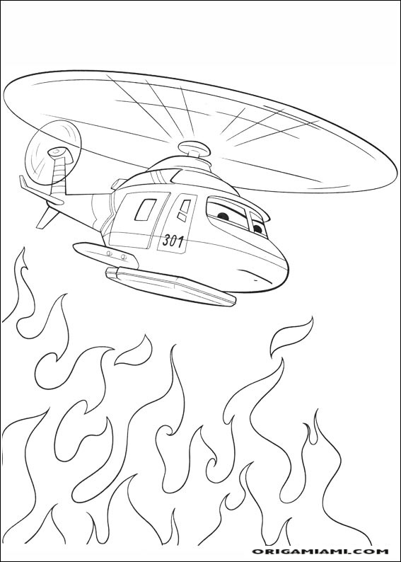 Planes coloring page (46)