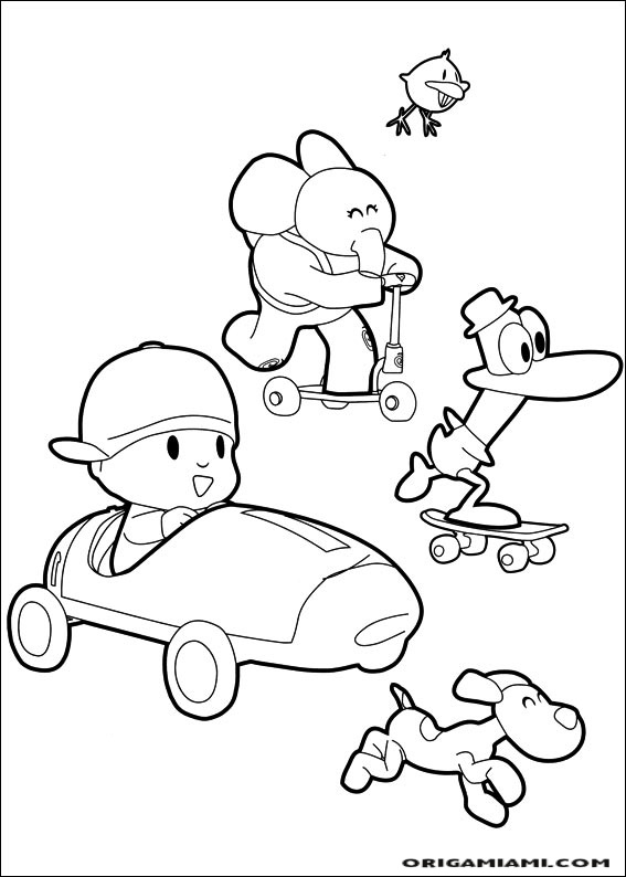 Pocoyo coloring page (10)