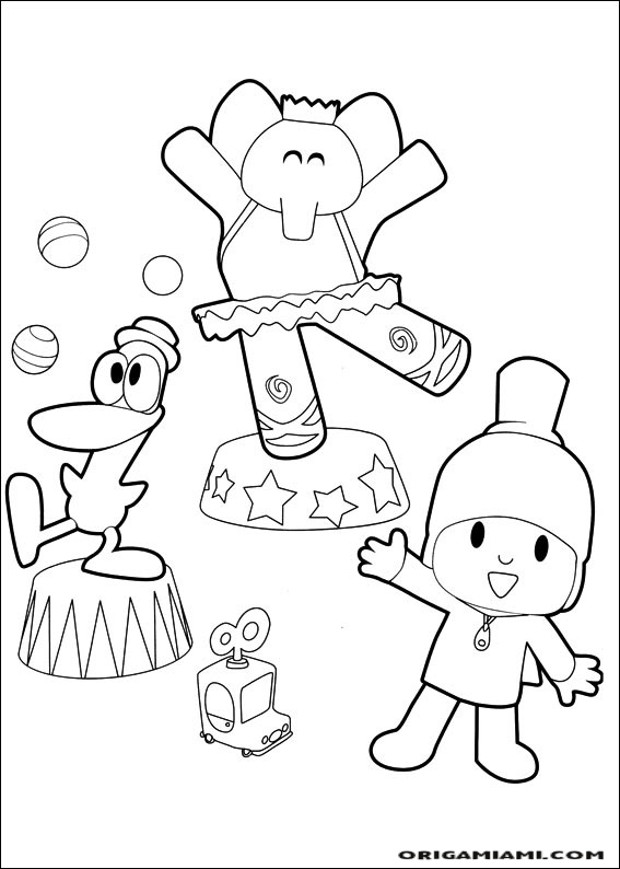 Pocoyo coloring page (20)