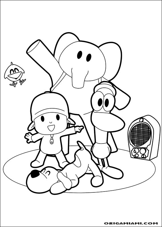 Pocoyo coloring page (26)