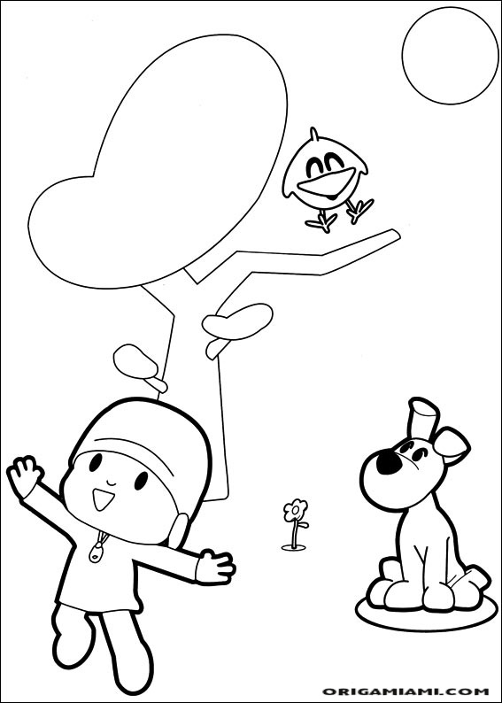 Pocoyo coloring page (6)