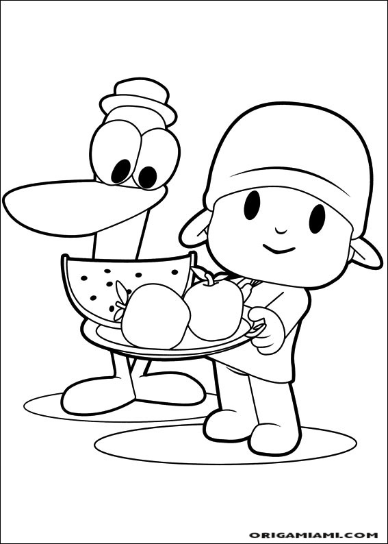 Pocoyo coloring page (7)