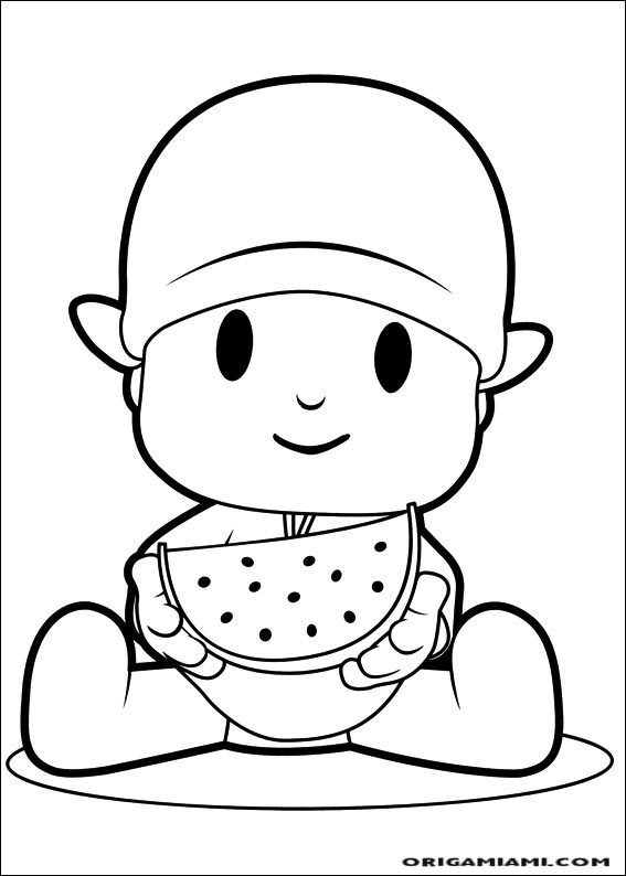 Pocoyo coloring page (8)