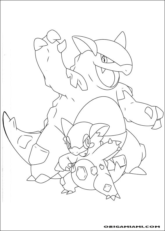 Pokémon coloring page (12)