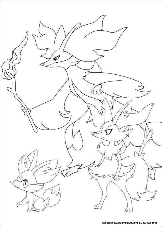 Pokémon coloring page (13)