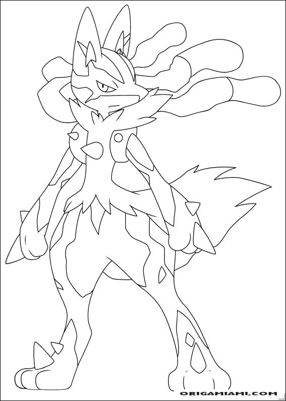 Pokémon coloring page (7)