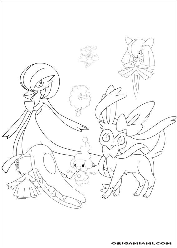 Pokémon coloring page (9)