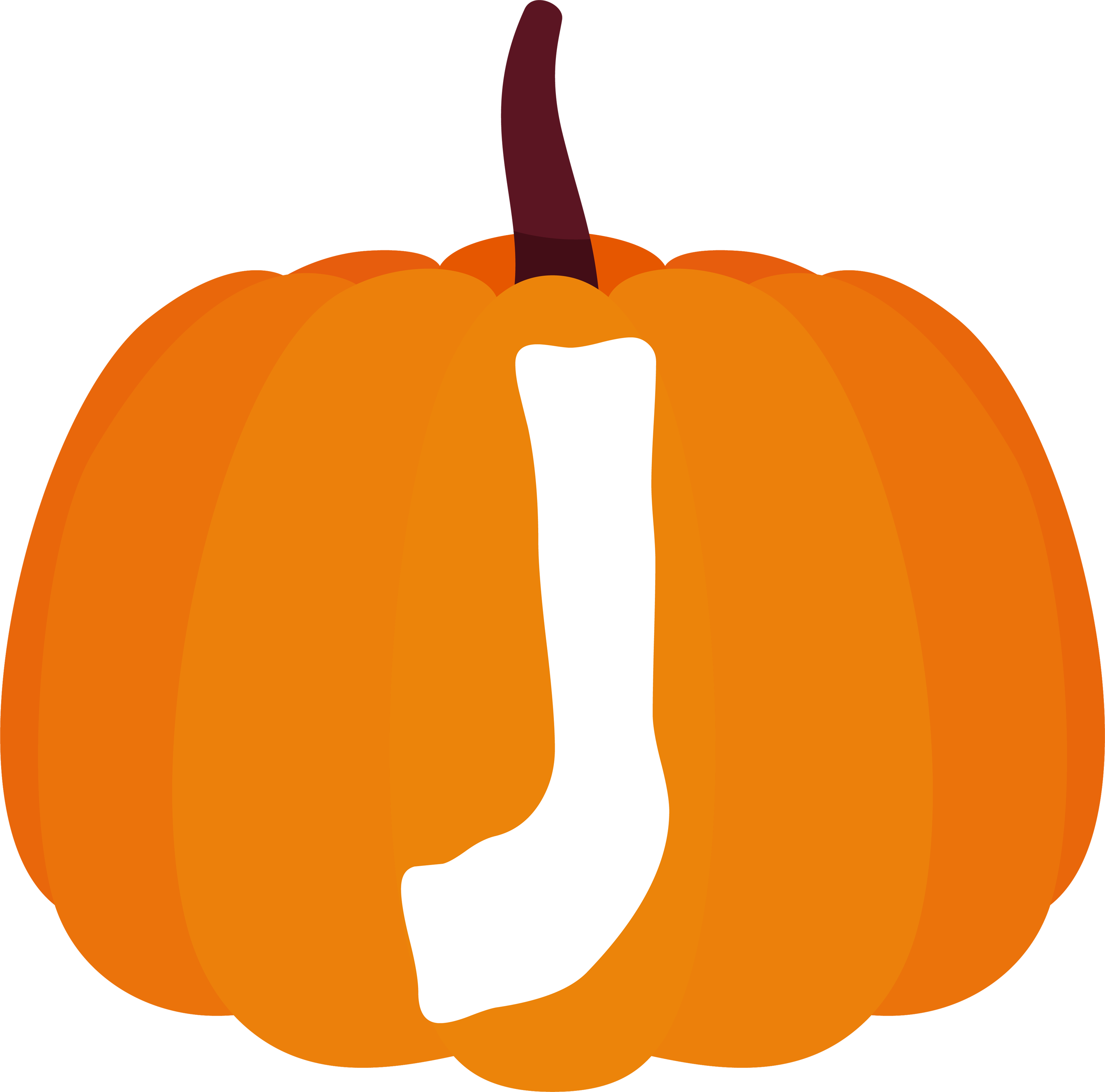 Pumpkin alphabet letter (10)