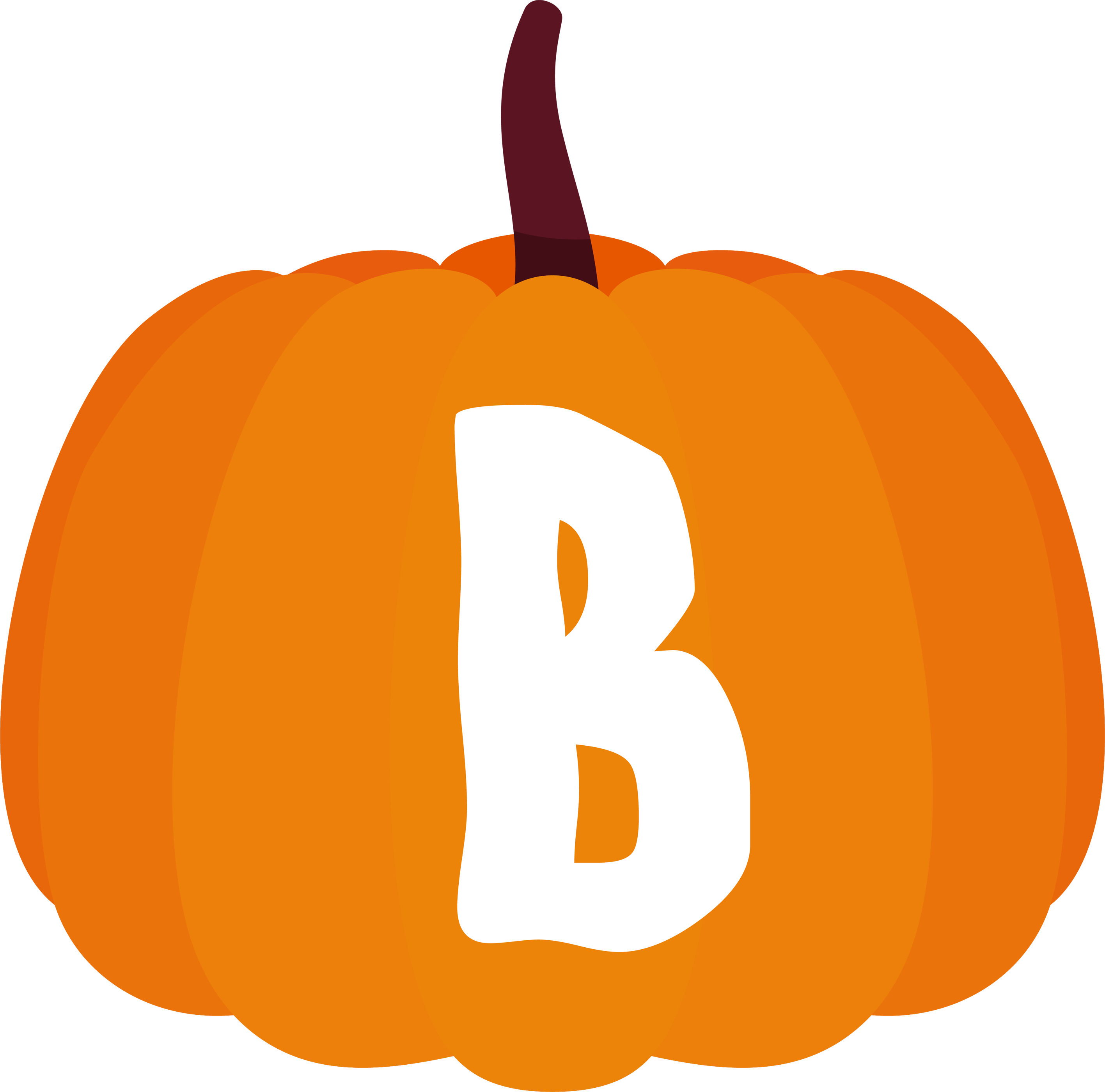 Pumpkin alphabet letter (2)