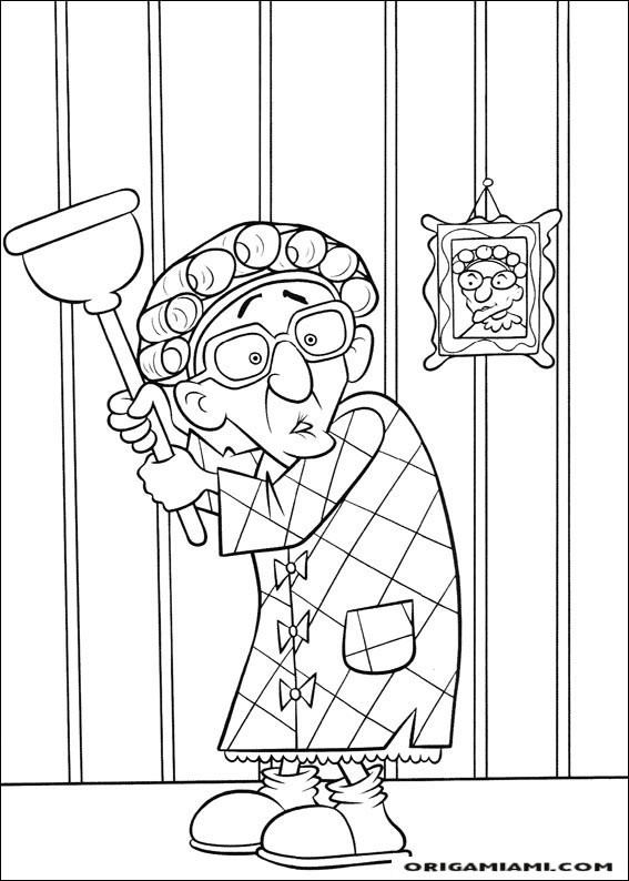 Ratatouille coloring page (1)