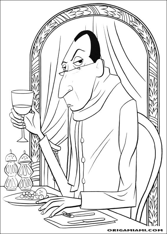 Ratatouille coloring page (2)