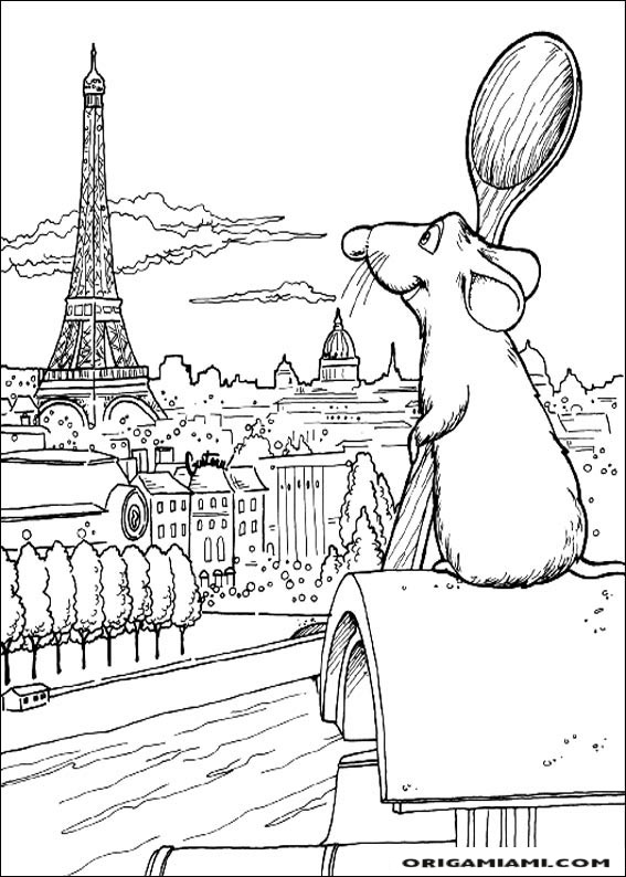 Ratatouille coloring page (23)