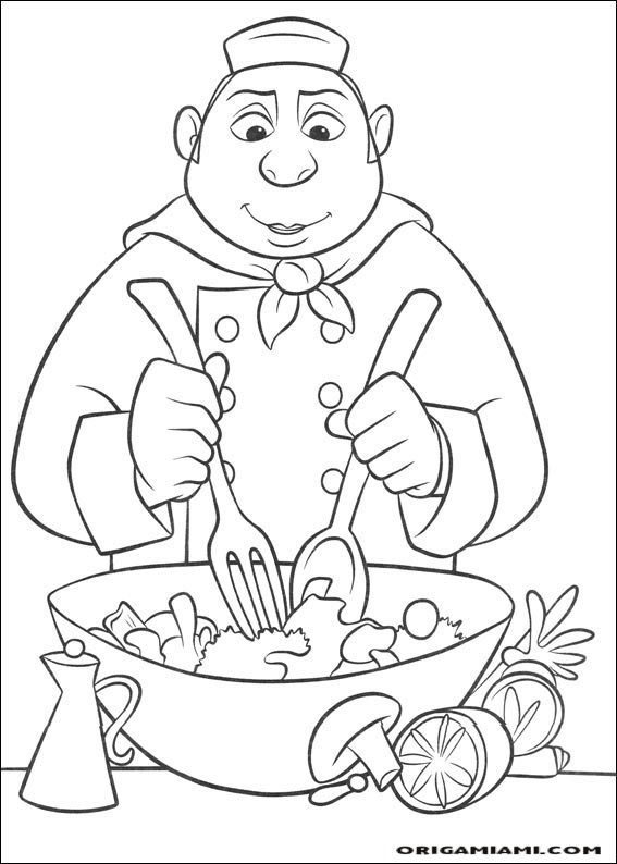 Ratatouille coloring page (25)