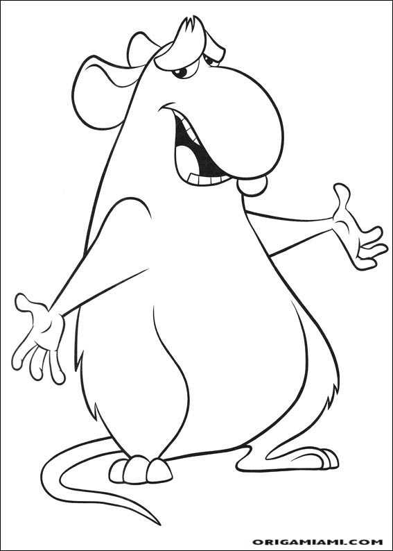 Ratatouille coloring page (26)