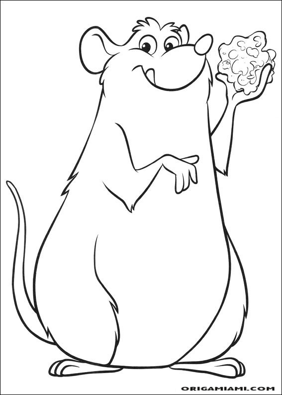 Ratatouille coloring page (27)