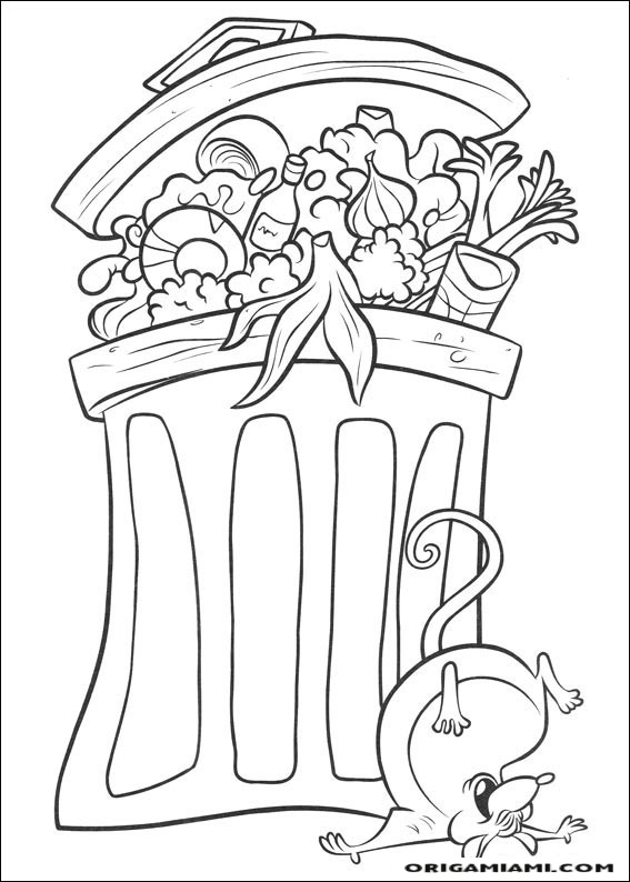 Ratatouille coloring page (28)