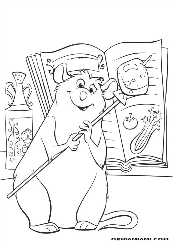 Ratatouille coloring page (29)