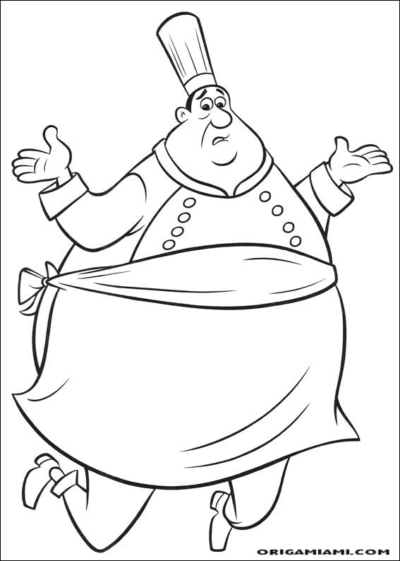 Ratatouille coloring page (30)