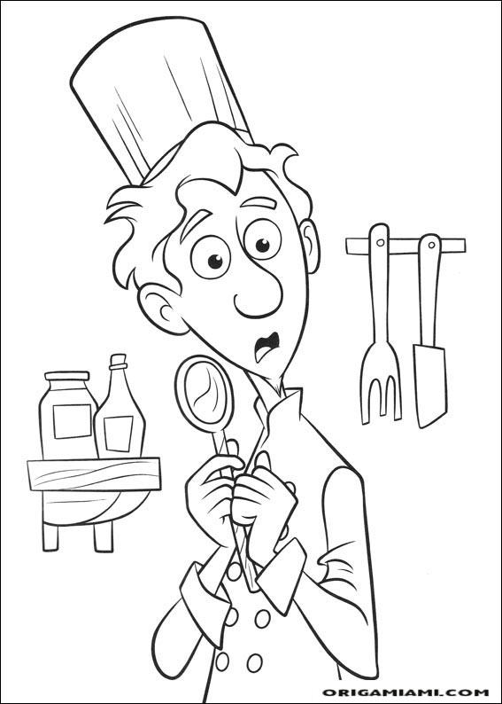 Ratatouille coloring page (32)