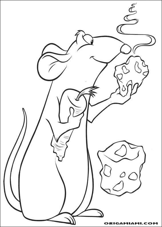 Ratatouille coloring page (35)