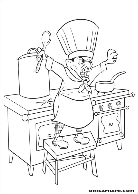 Ratatouille coloring page (37)