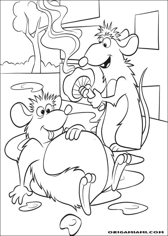 Ratatouille coloring page (38)