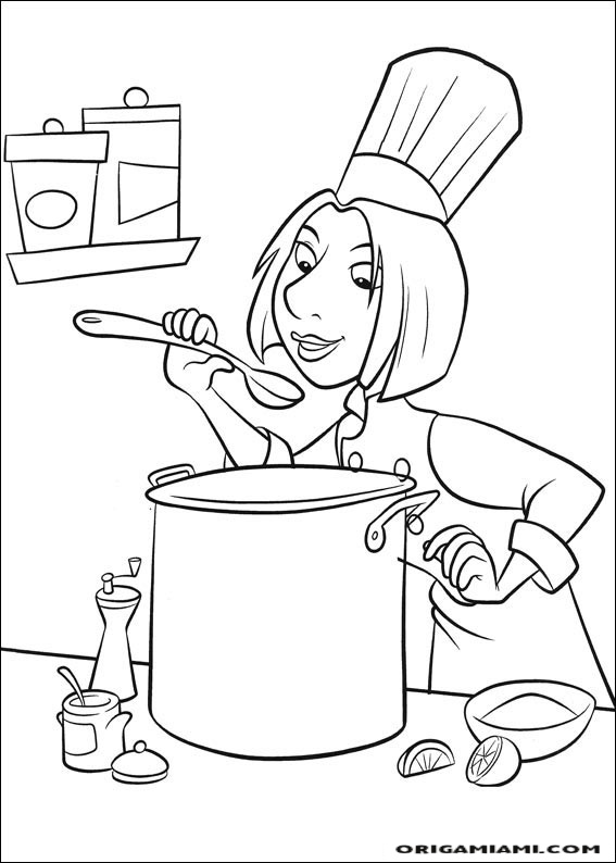 Ratatouille coloring page (39)