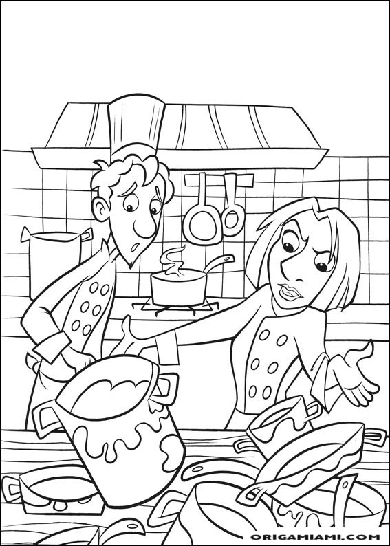 Ratatouille coloring page (40)