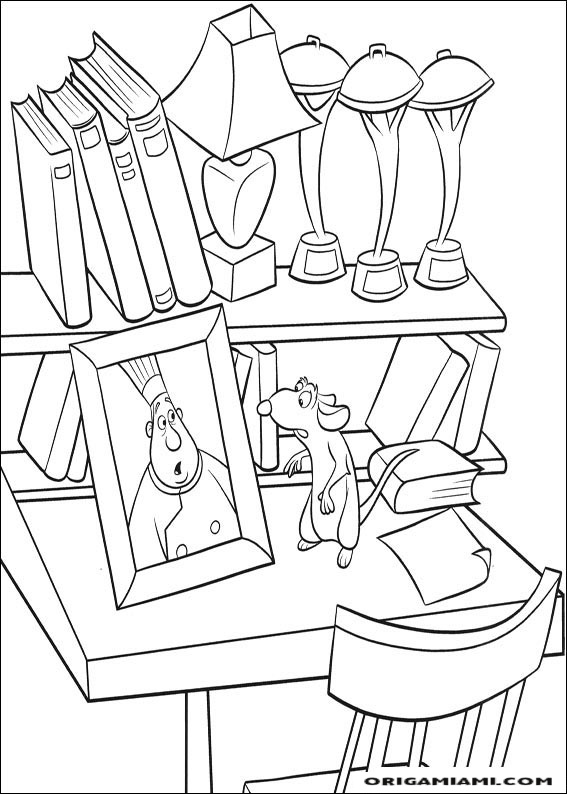 Ratatouille coloring page (42)